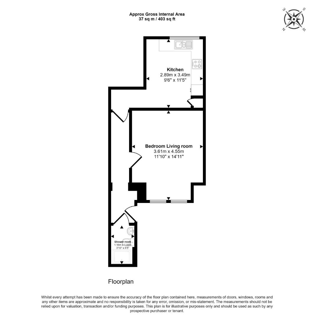 Foto 10: 1 Bed flat in East Dulwich
