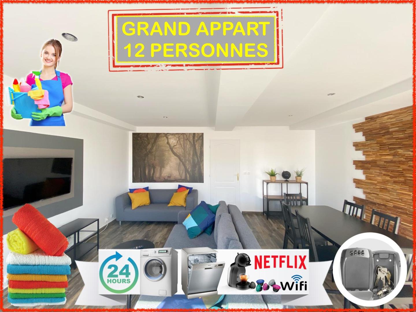 Foto 2: 22 CHIC & COSY GRAND APPART 92m2 PARKING GRATUIT HYPERCENTRE NETFLIX