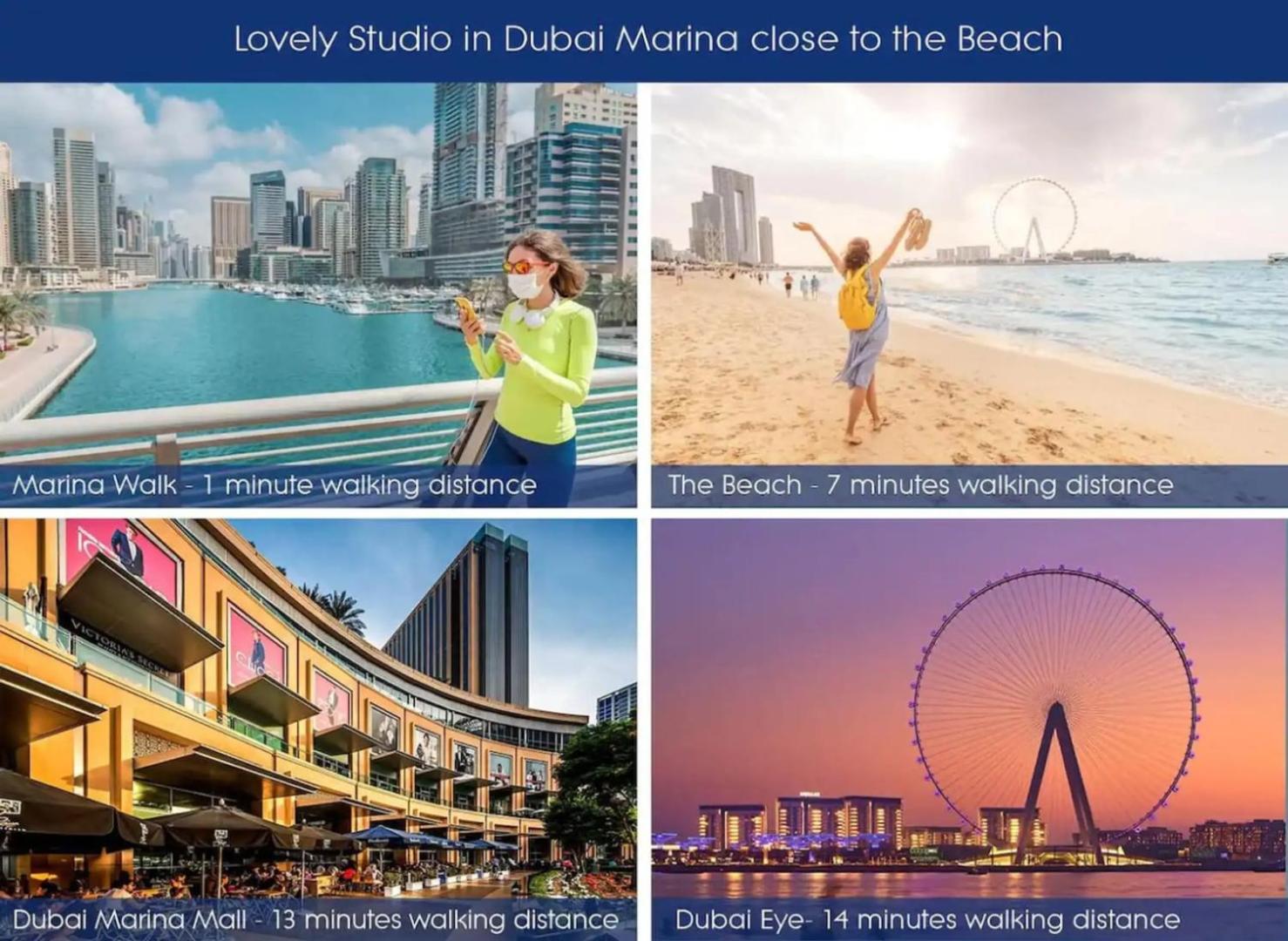 Photo 8 : Studio in Dubai Marina by beach & Metro - Z313