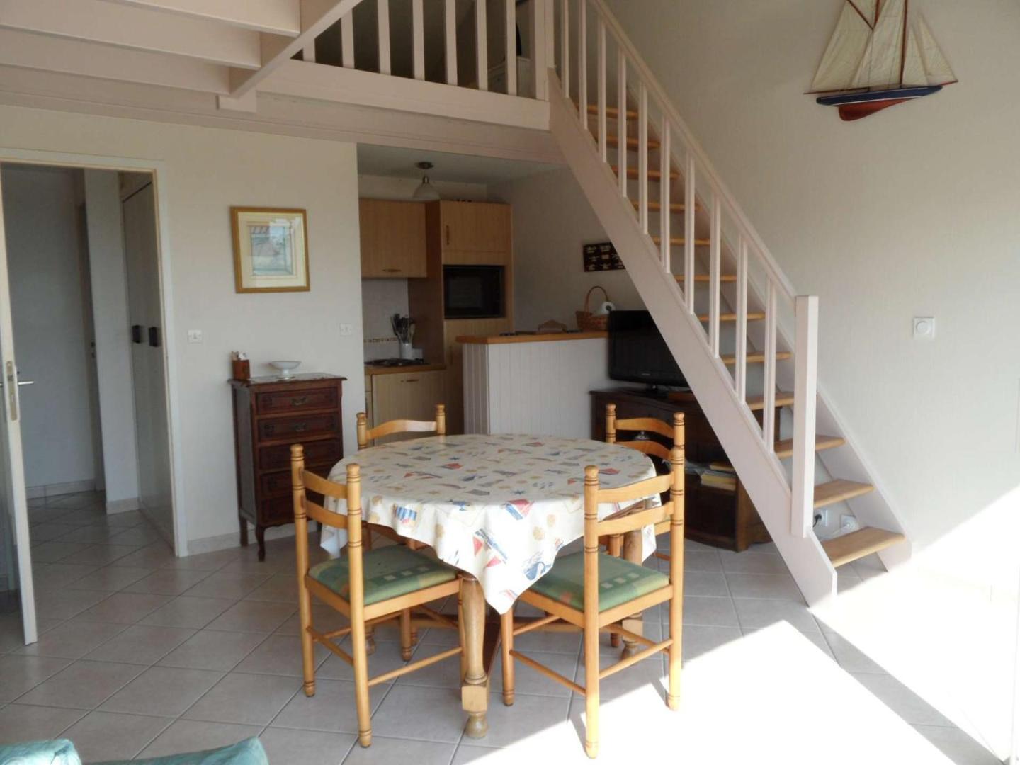 Φωτογραφία 5: REF 014 - T2 mezzanine pour quatre personnes Terrasses de Kerjouanno ARZON