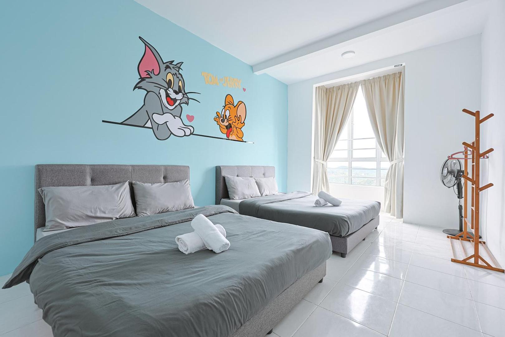 Foto 3: Tom & Jerry Family Haven with Private Kids Playground Emerald Avenue Brinchang Clover Home 3-16