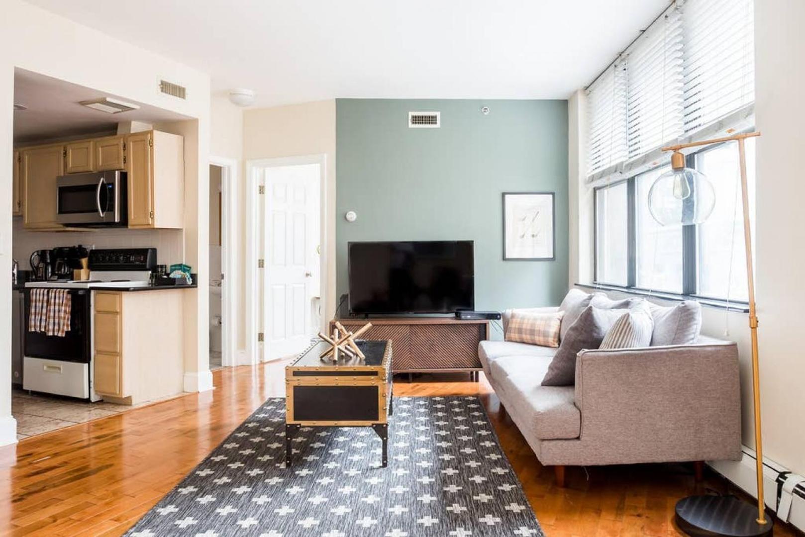 Foto 3: Convenient, furnished 1BR in the heart of Boston