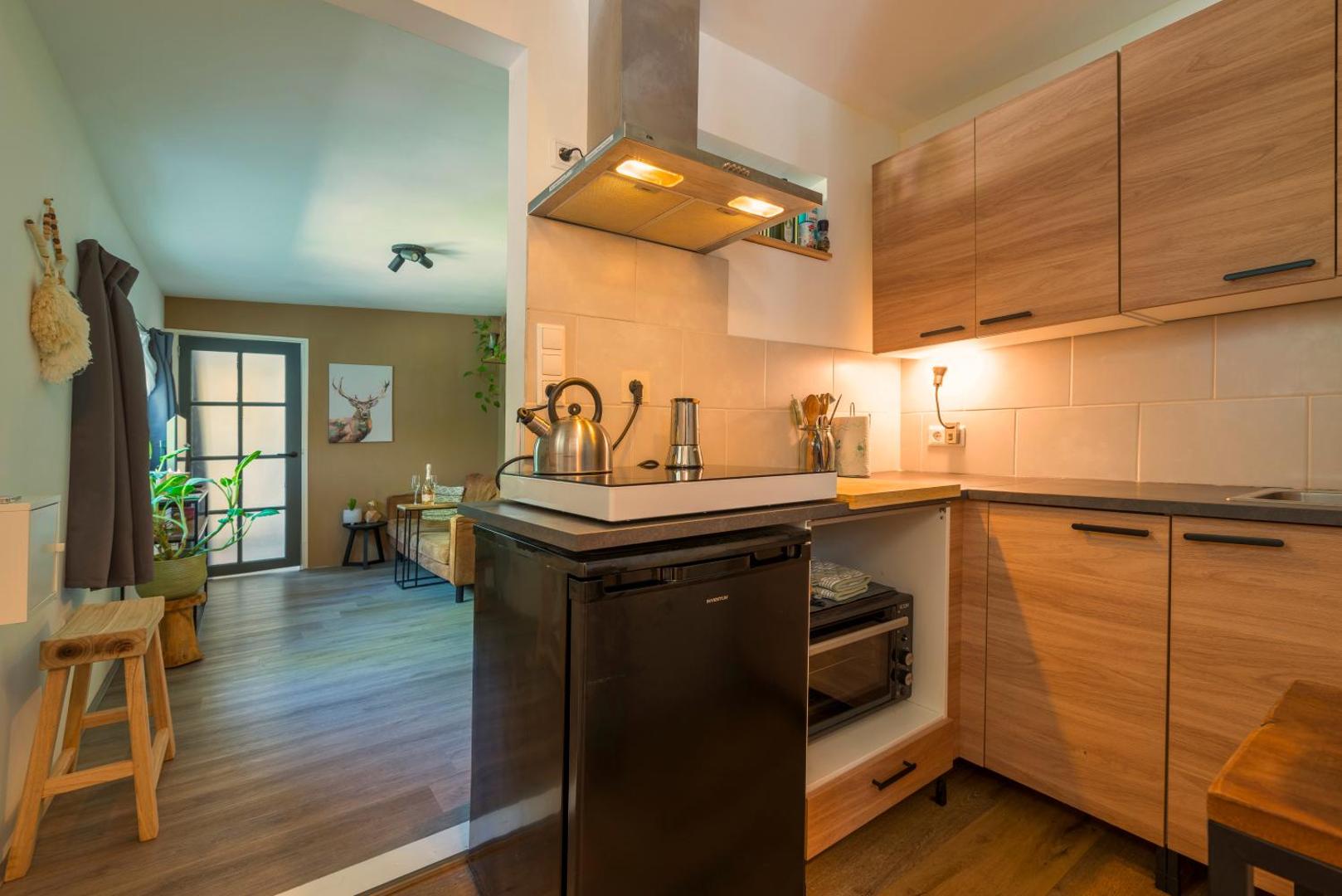 Φωτογραφία 7: Tiny house - fietsverhuur, eigen keuken en badkamer