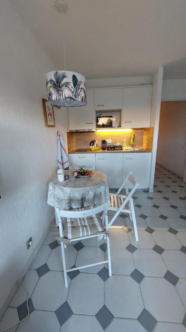 Kuva 5: Studio with terrace in the center with AC