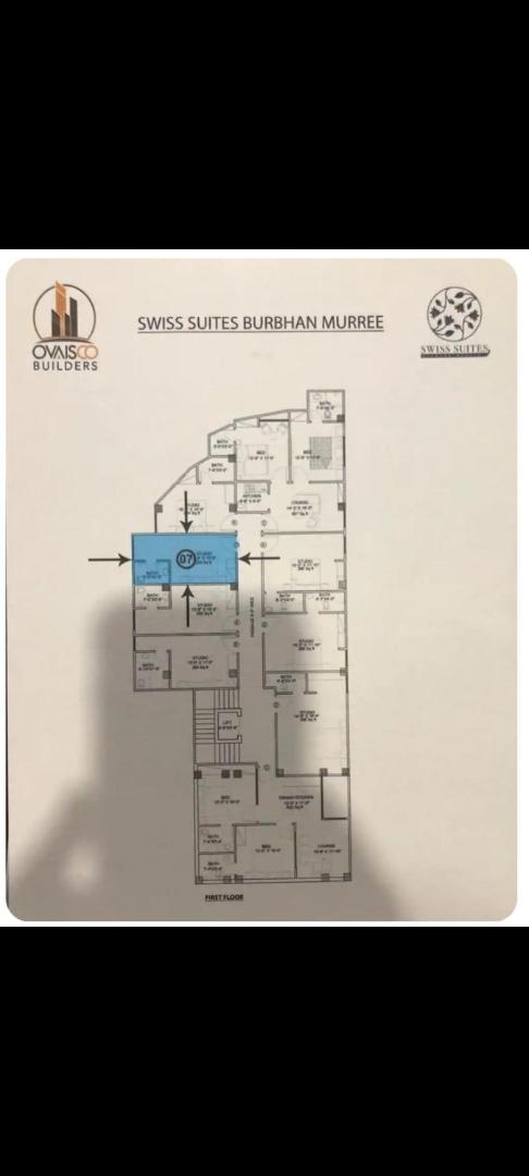 Kuva 10: Studio Flat #07 in Swiss Suits Hotel Appt Nirgoli road Bhurban Murre