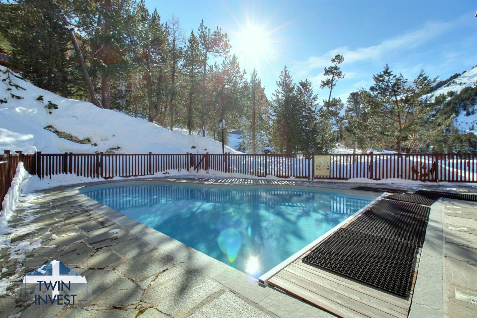 Billede 3: ARC 1950 - Appartement 8 personnes Duplex Cheminée - ski aux pieds - Sauna, Hammam, Jacuzzi, Piscine