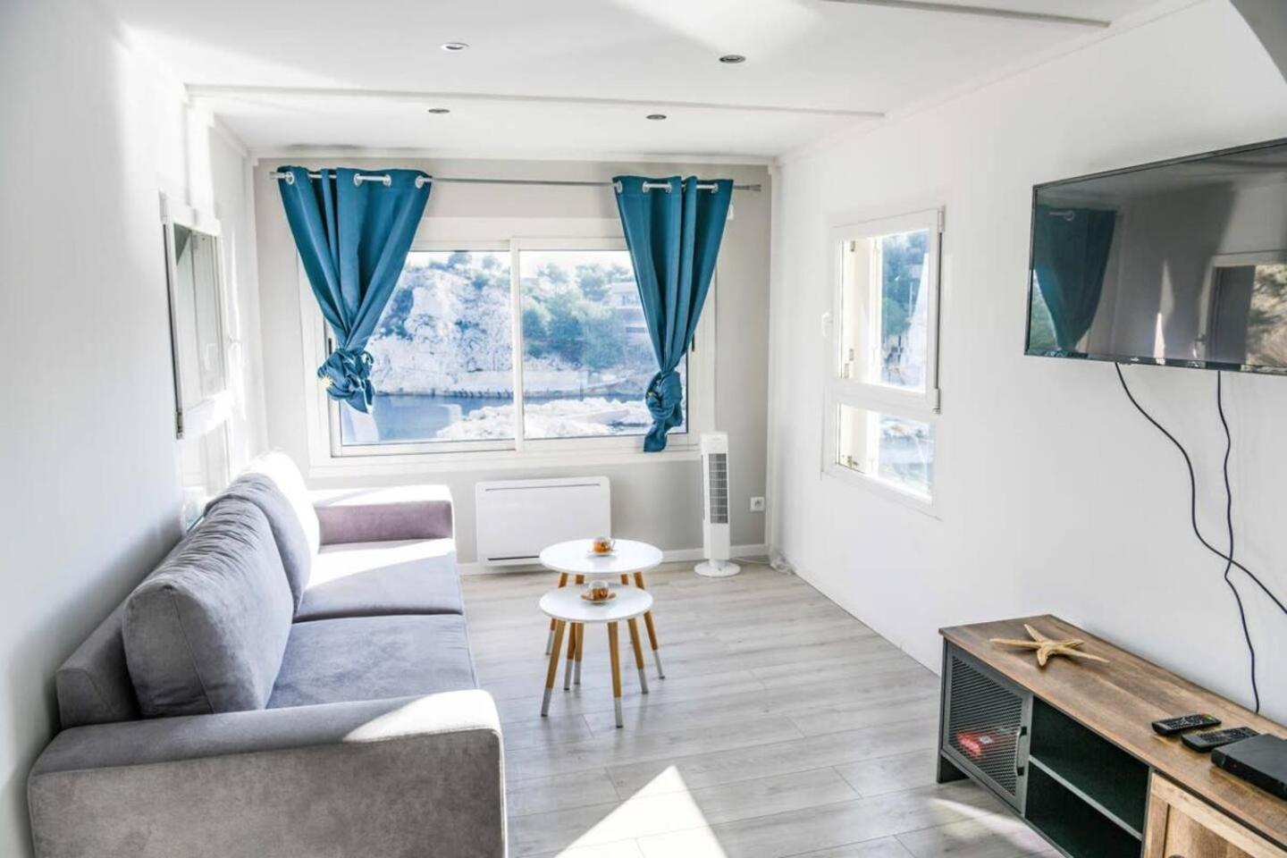 Fotografie 2: Cabanon, 2 chambres, terrasse et vue mer