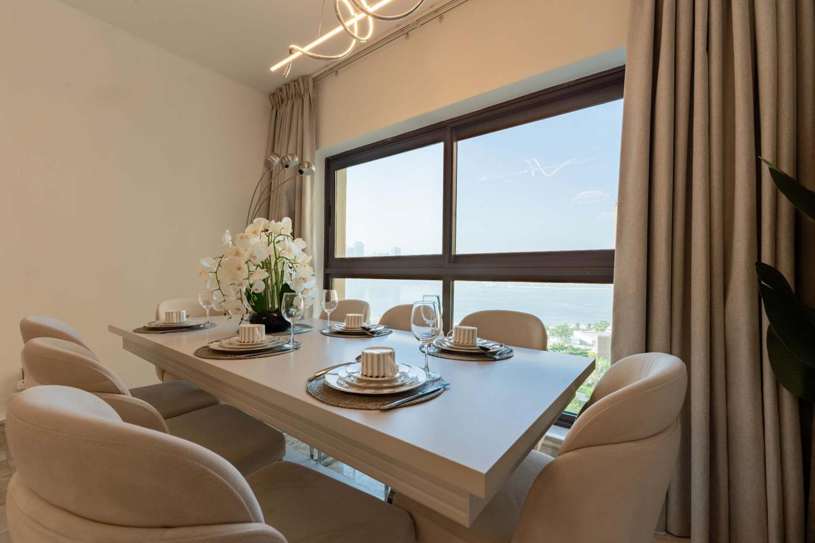 Foto 7: TRPS - Fairmont North Residences, Palm Jumeirah - Luxurious 2BR plus Maids, Sea and Harbour View