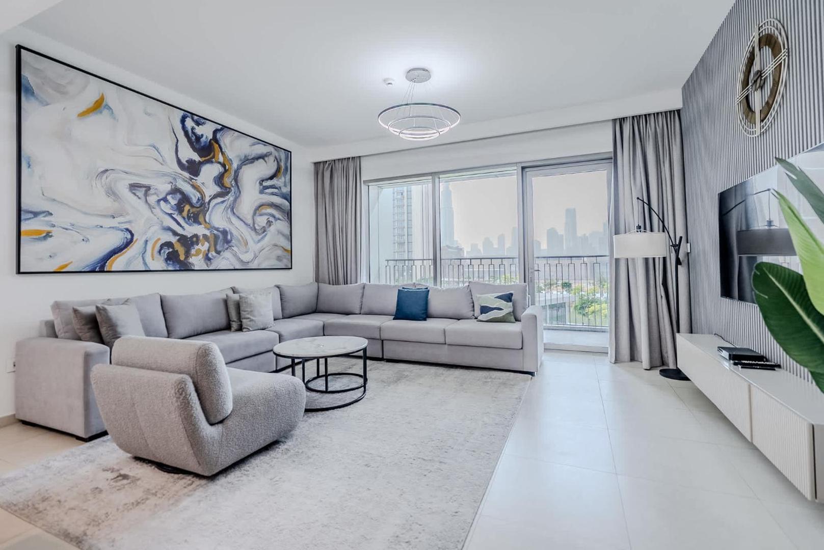 Billede 5: TRPS - Downtown Views II T2, Downtown Dubai - Modern 3BR Home, Maids Room, Full Burj Khalifa View