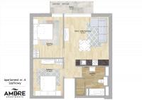 Apartment mit Balkon