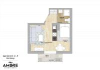 Apartment mit Balkon