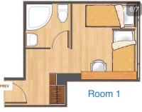 Habitación Doble Deluxe con baño privado - 2 camas