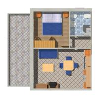 Standaard Appartement met 1 Slaapkamer