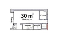 Alex Apartment in Chausuyamacho 602, Apartmanok - Oszaka