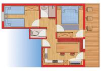 Two-Bedroom Apartment with Balcony