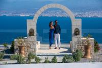 Villa Santorini, Wine Dark Sea Villas - Ferienwohnung Achláda