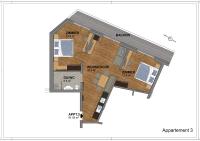 Appartement met 2 Slaapkamers en Balkon