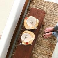 Deluxe Doppel-/Zweibettzimmer mit Gartenblick