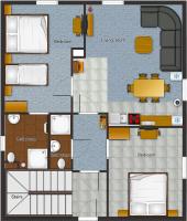 Two-Bedroom Apartment with Sofa Bed