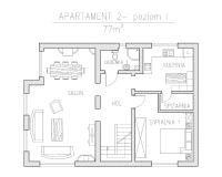 Apartamento - 2 niveles