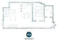 Apartamento de 1 dormitorio