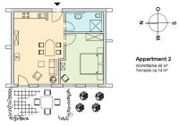 Appartement - Vue sur Jardin