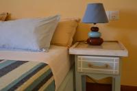Dreibettzimmer mit Gartenblick