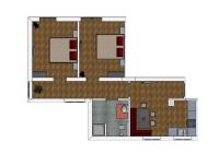 Apartamento de 2 dormitorios (4 adultos)