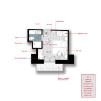 Chambre Double ou Lits Jumeaux avec Balcon