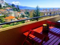 Appart - vue mer Menton Cap Martin - B&B Rocabruna