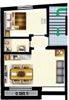 Suite mit 1 Schlafzimmer