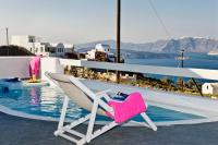 Apartment mit 2 Schlafzimmern und eingeschränktem Blick auf die Caldera (4 Personen)