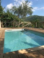 piscina con vista - Ferienwohnung Bagni di Lucca