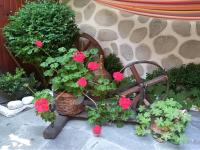 Dreibettzimmer mit Bergblick