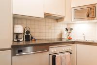 Apartment mit Gartenblick