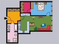 Apartamento de 1 dormitorio