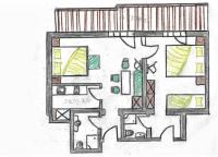 Apartment mit 2 Schlafzimmern