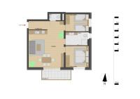 Apartment with Balcony