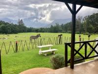 Cabaña con vistas al jardín