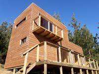 Acuarela minicasas con piscina en Lago Vichuquen - B&B Vichuquén