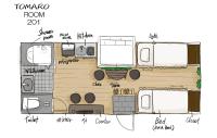Family Room with Kitchen and Shower