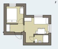 Dreibettzimmer