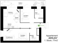 Apartamento con balcón