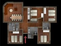 Four-Bedroom Apartment (11 Adults)