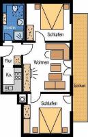 Appartement met 2 slaapkamers