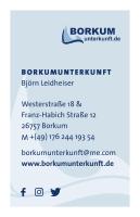 BORKUMUNTERKUNFT - WOH6 - IM HERZEN DER INSEL - B&B Borkum