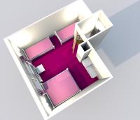 Appartamento con 2 Camere da Letto e Balcone (5 Adulti)