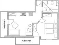 Appartamento con 1 Camera da Letto