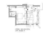 Amare Suite with Sea View and Outdoor Hot Tub