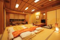 Japanese-Style Family Room with Shared Bathroom